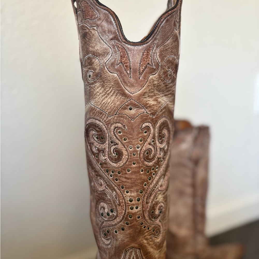 Johnny Ringo Distressed Leather Boots